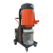 地坪研磨配套连续套袋型工业吸尘器汇乐吸尘器